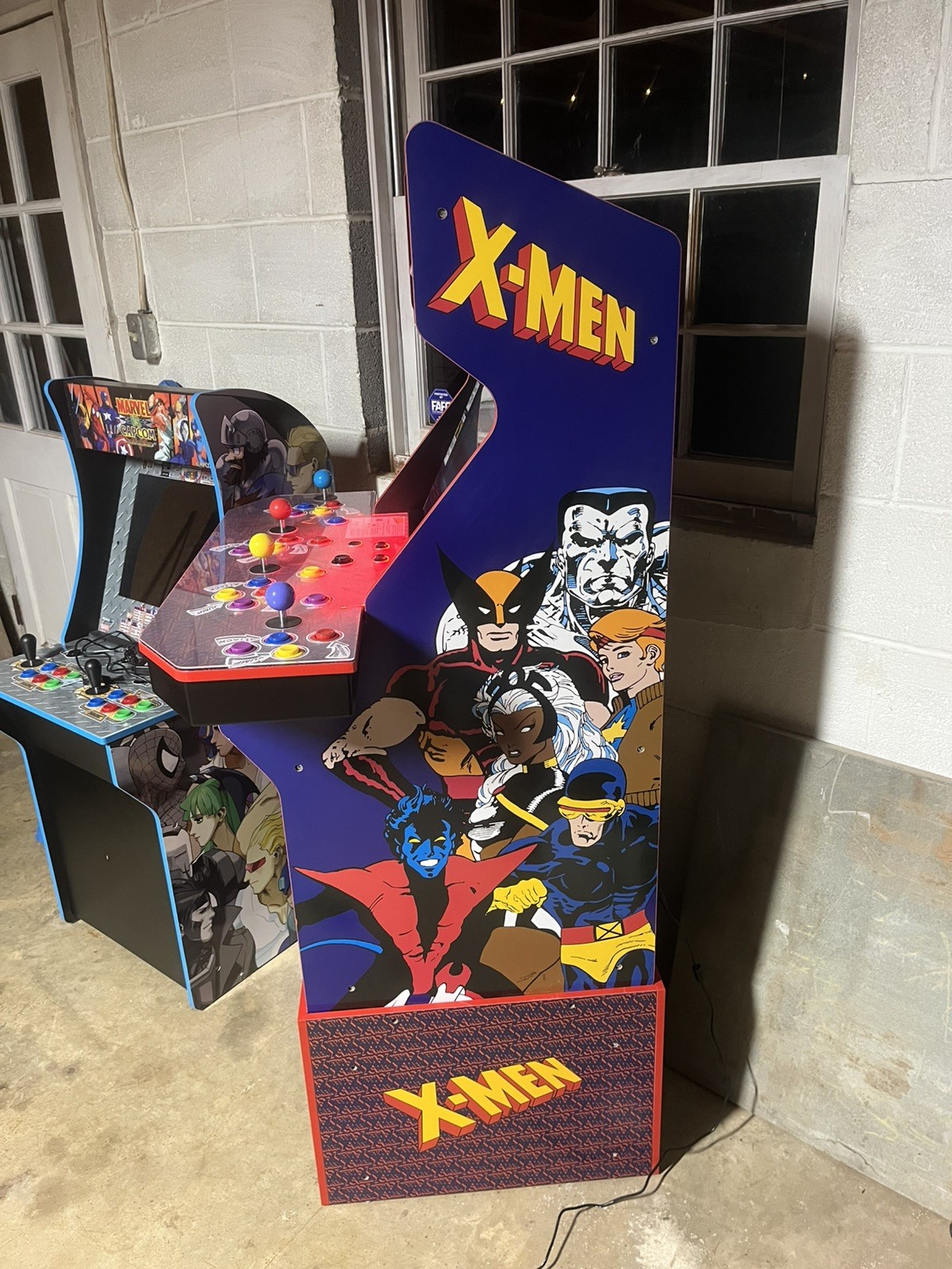 Arcade 1Up X-Men 4 Player Arcade machine (upgraded buttons, marquee)