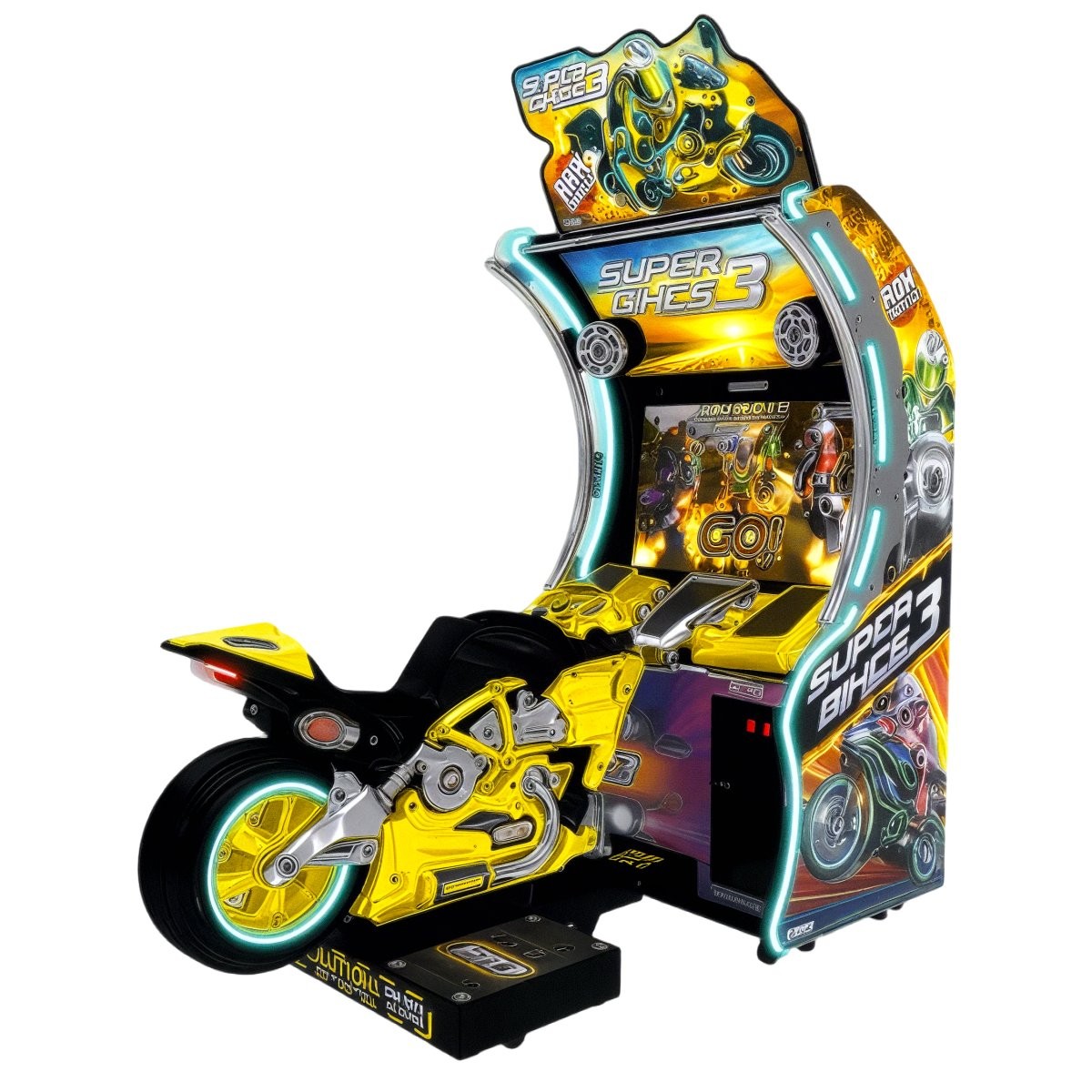 Raw Thrills Super Bikes 3 Arcade Driving Racing Game