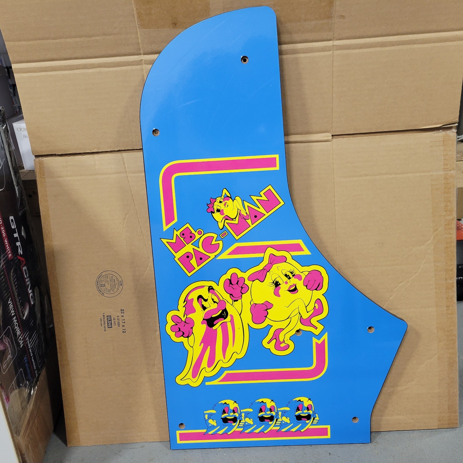 Arcade1Up Ms. Pac-Man Classic SE (Part D1) OEM Replacement Left Panel Only