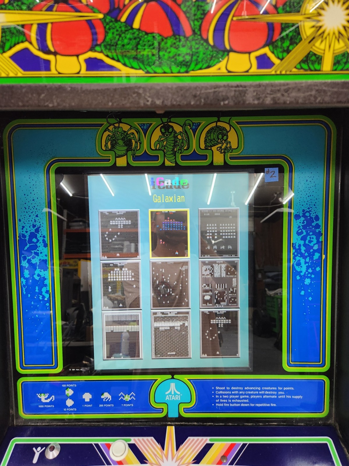 CENTIPEDE Stand Up Full Size Arcade Machine Classic Video Game 9 Games in 1 (#2)
