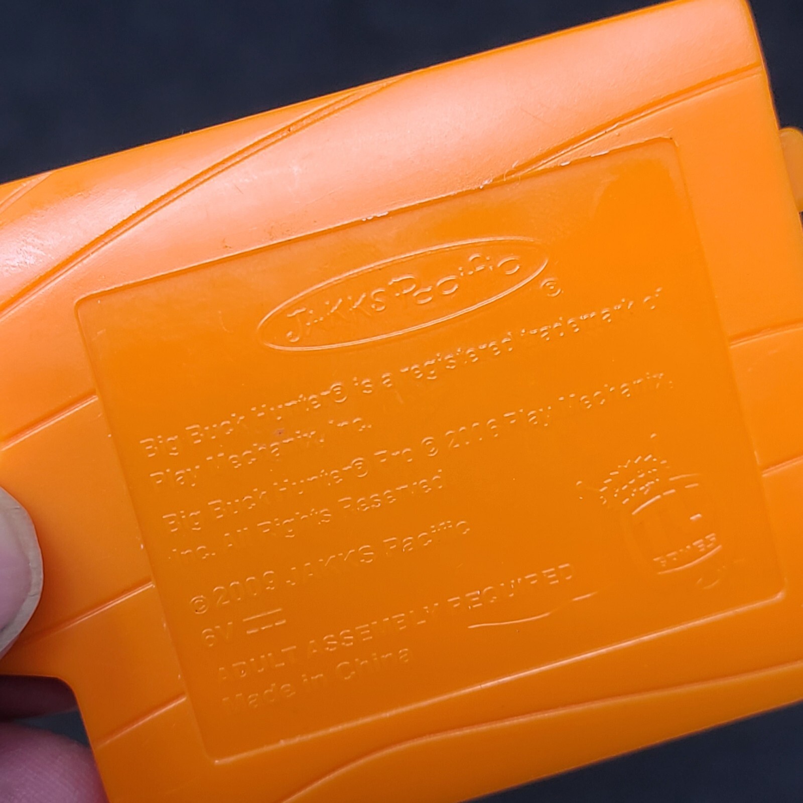 Jakks Pacific Big Buck Hunter Pro Orange Battery Cover Replacement 2009