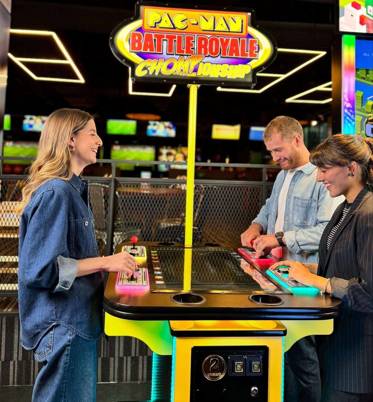 Pac-Man Battle Royale Championship Arcade Game by Namco – 4 Player Competitive