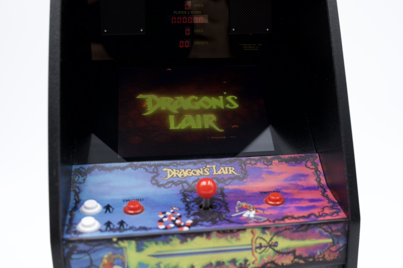 Replicade Dragon’s Lair Limited Edition 1/6 Scale Playable Mini Arcade Machine