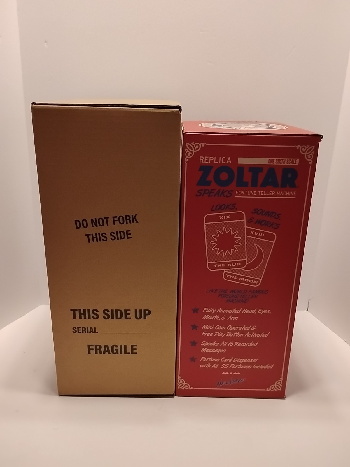 New Wave Toys Zoltar Speaks Mini Replica Fortune Teller Machine – NEW