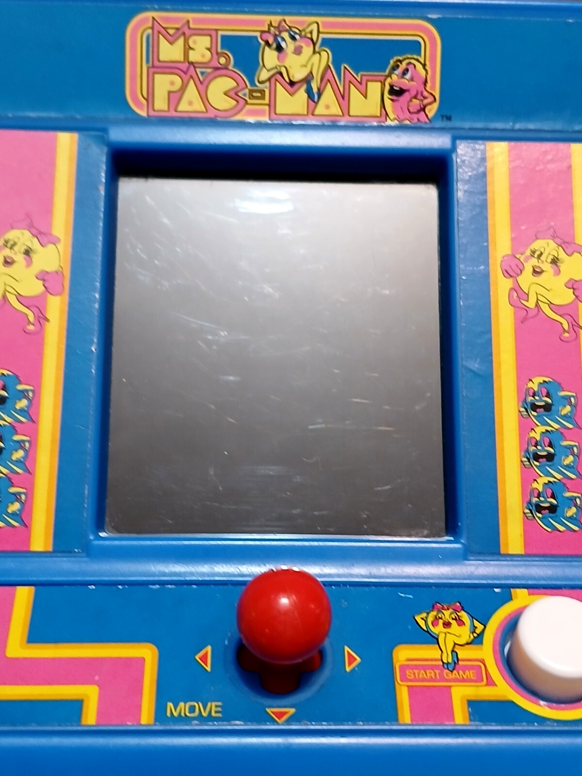 Ms. Pac-Man Hand Held Mini Arcade Video Game 2018 Pacman Pac Man Used Works!!