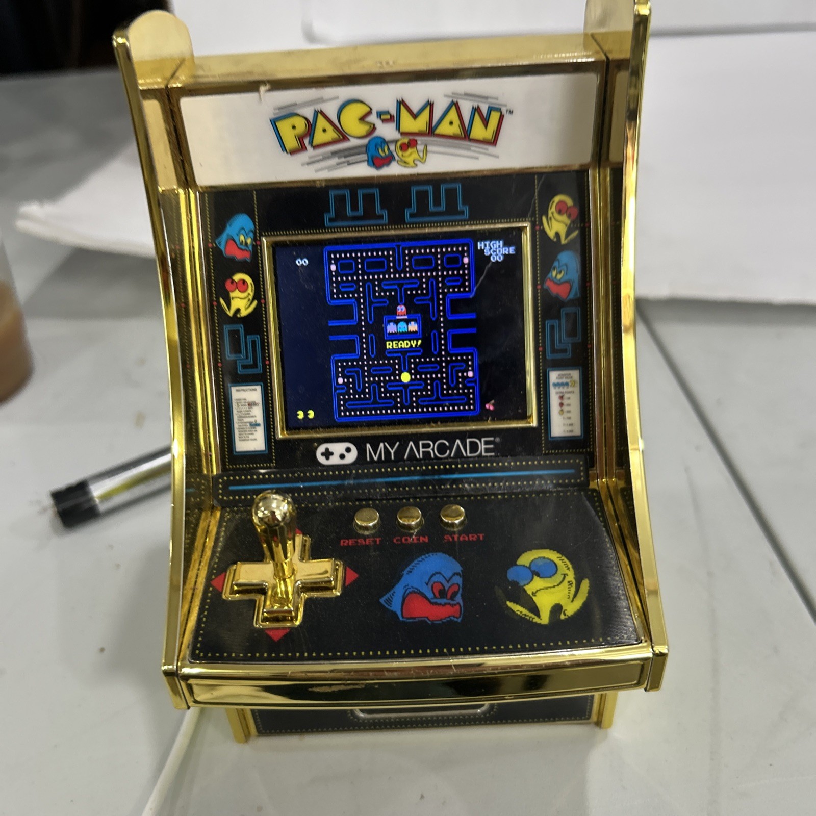 My Arcade Pac-Man 40th Anniversary Gold Edition Mini Arcade Machine 2020