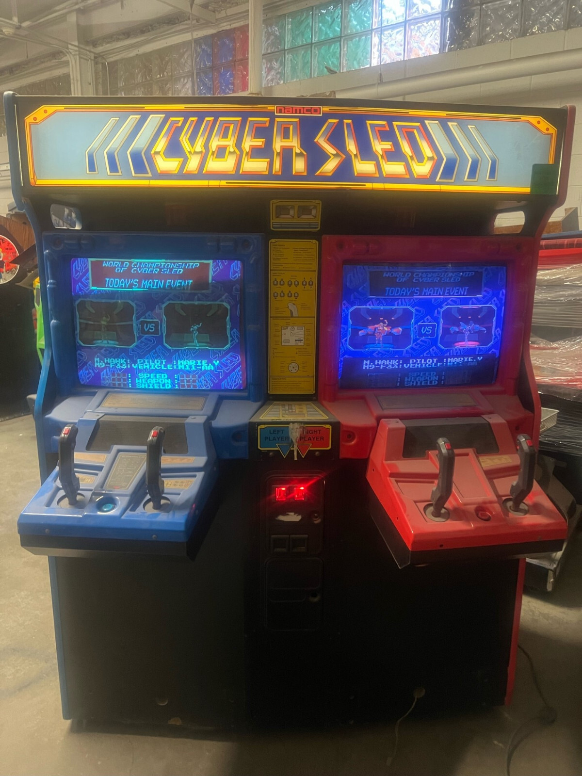 CYBER SLED ARCADE MACHINE by NAMCO (Excellent Condition) *RARE*