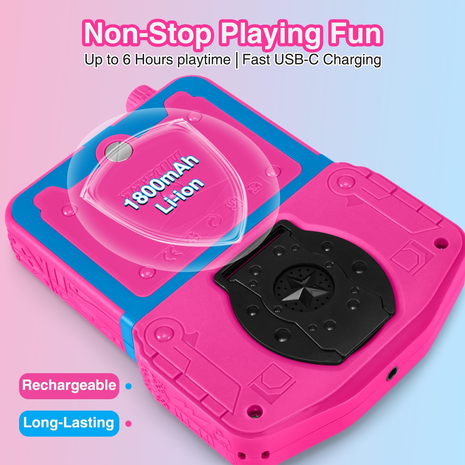 Handheld Game Console for Girls, 220 Retro Games 1 x 4 x 5.3 inches, Rose