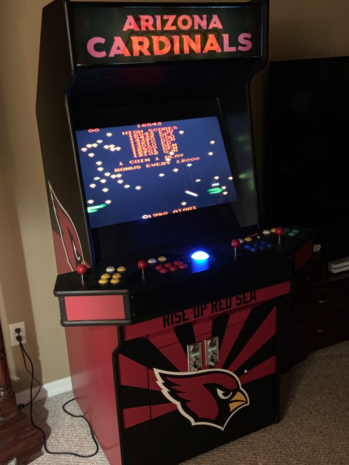 Video Arcade Stand-Up 4-Player Machine