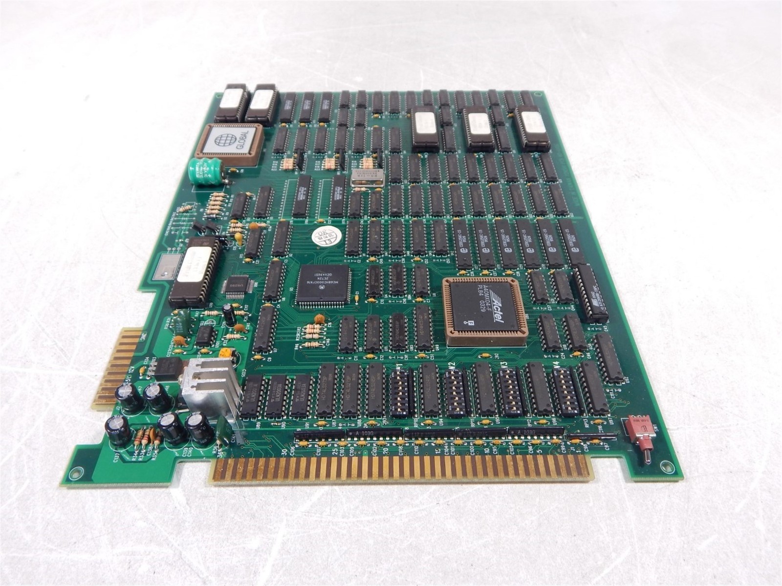Global Fruit Genie 2 PCB N0-006E Arcade Game Board Battery Corrosion AS-IS