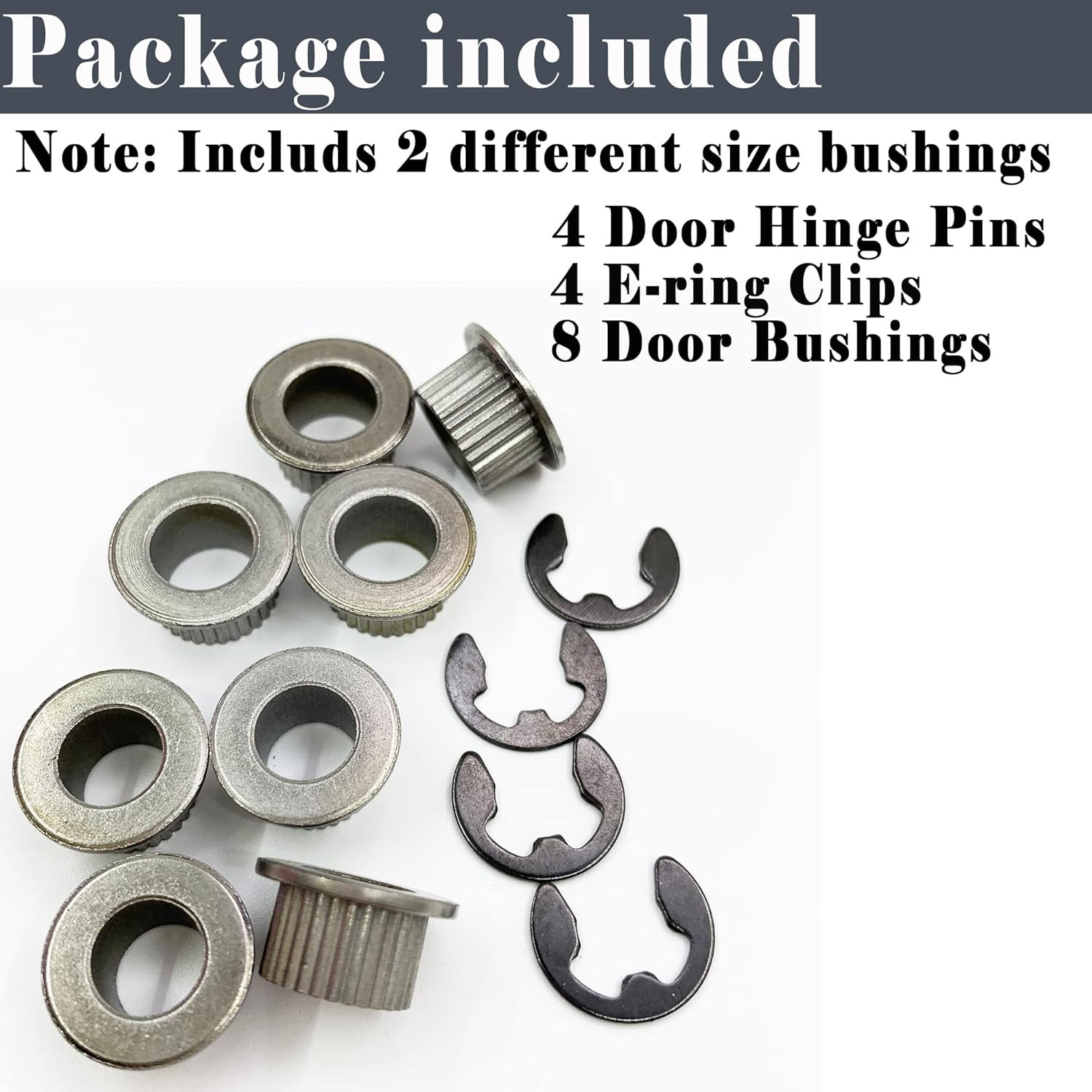 S10 Door Hinge Pin and Bushing Repair Kits Compatible With 1994-2004 Chevy Chevr