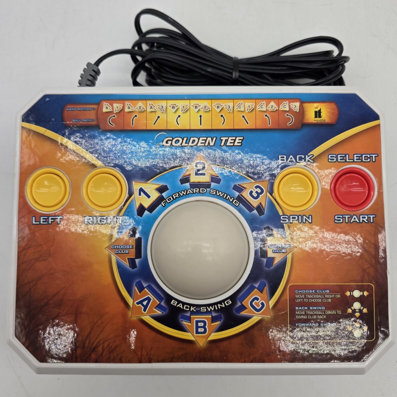 Golden Tee Plug & Play TV Game Jakks Pacific 2011 Golf Arcade Tested
