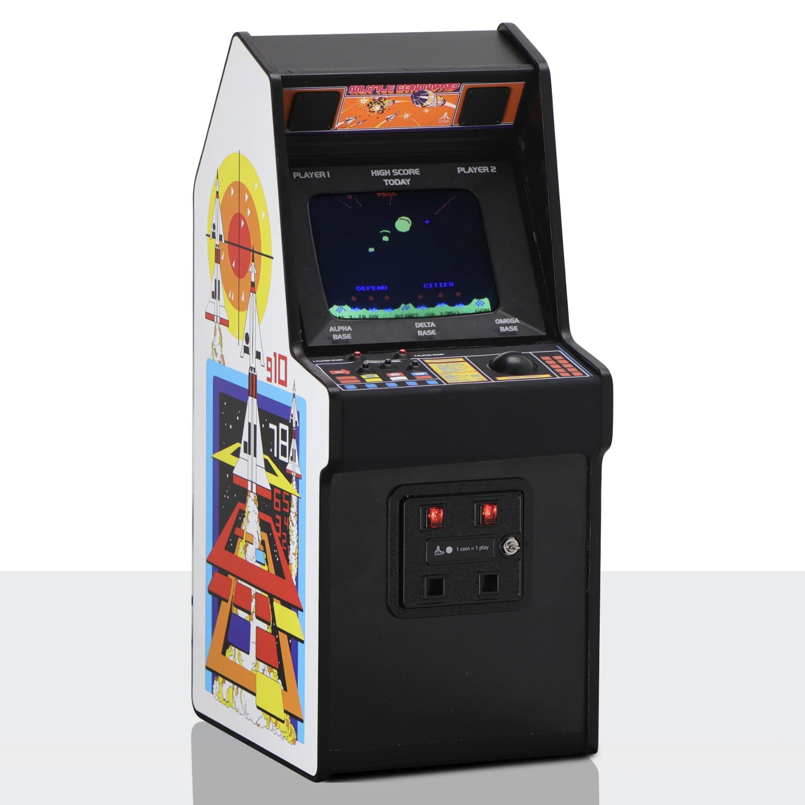 New Wave Toys Missile Command Replicade 1/6 Scale Arcade Cabinet – BRAND NEW
