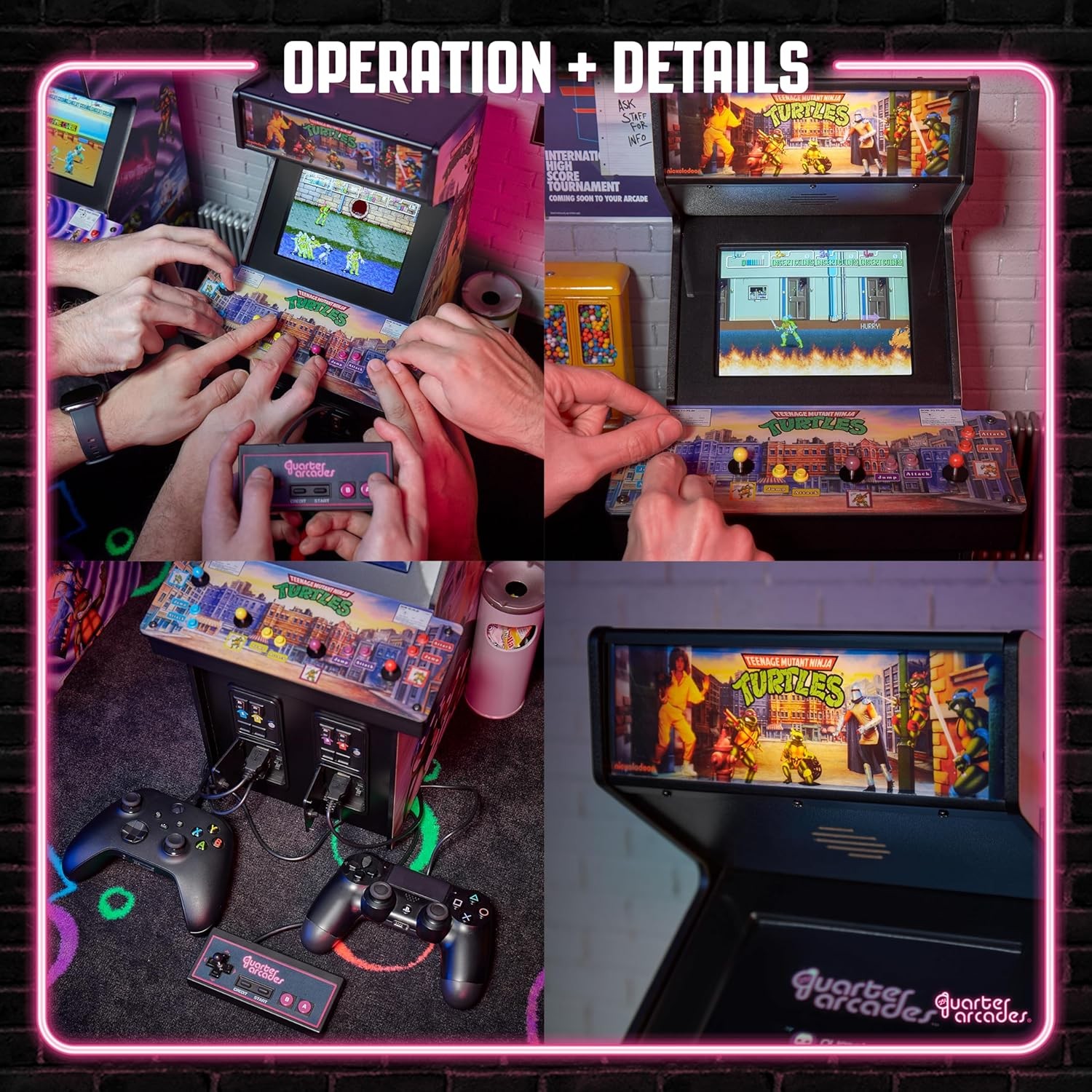 Teenage Mutant Ninja Turtles Collector Mini Arcade Game