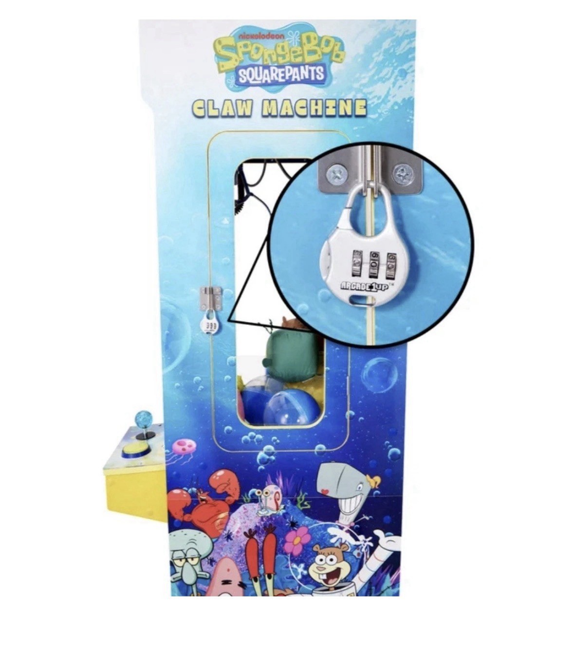Arcade1Up Full-Size Claw Machine Arcade Spongebob Squarepants New