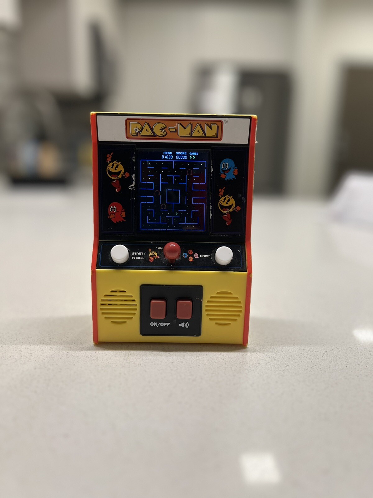 PAC-MAN Mini Arcade Game Used WORKS