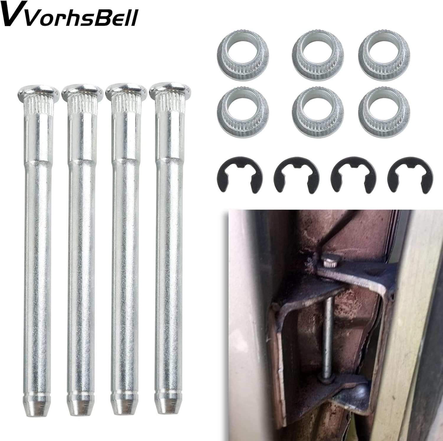 Door Hinge Pin and Bushing Repair Kit