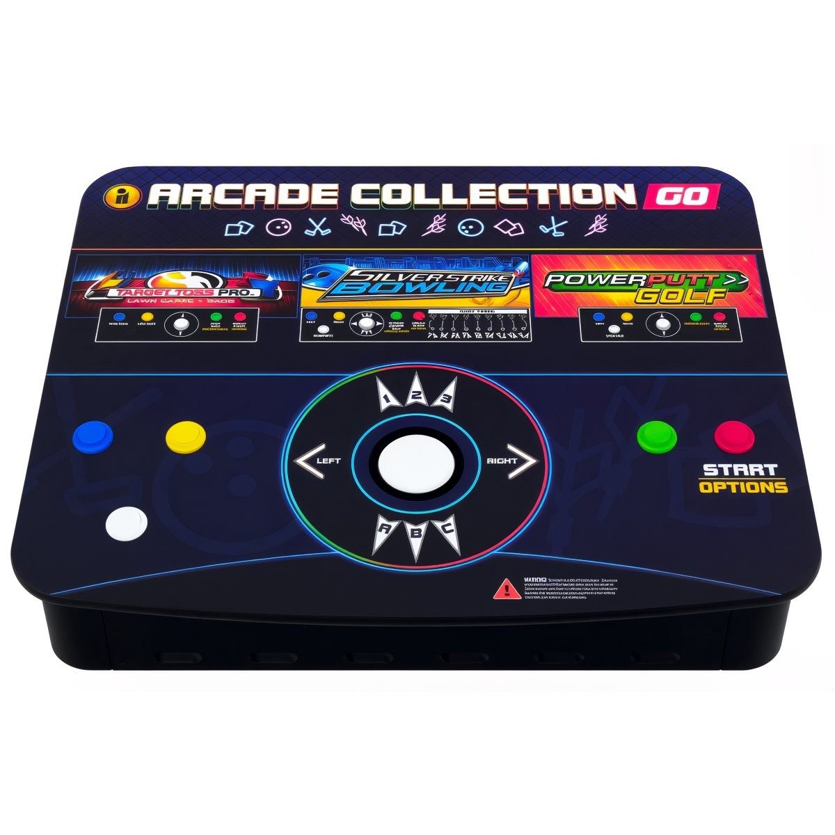 Incredible Technologies Arcade Collection Go – Silver Strike, Bags & Power Putt