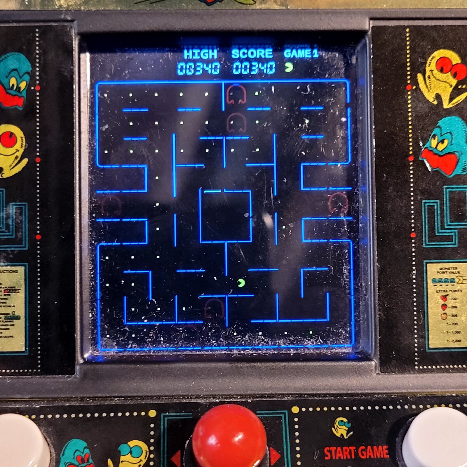 2020 Gold Label Pac-Man Mini Arcade Classic Video Game Bandai Namco #09530