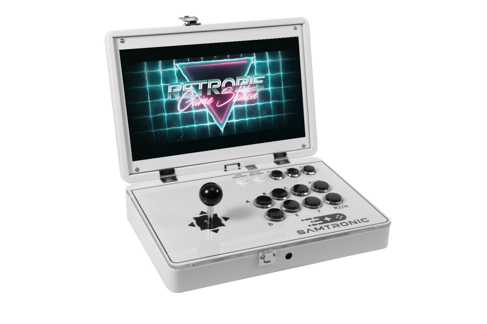samtronic Folding 14″ Game Console (white)5000 games