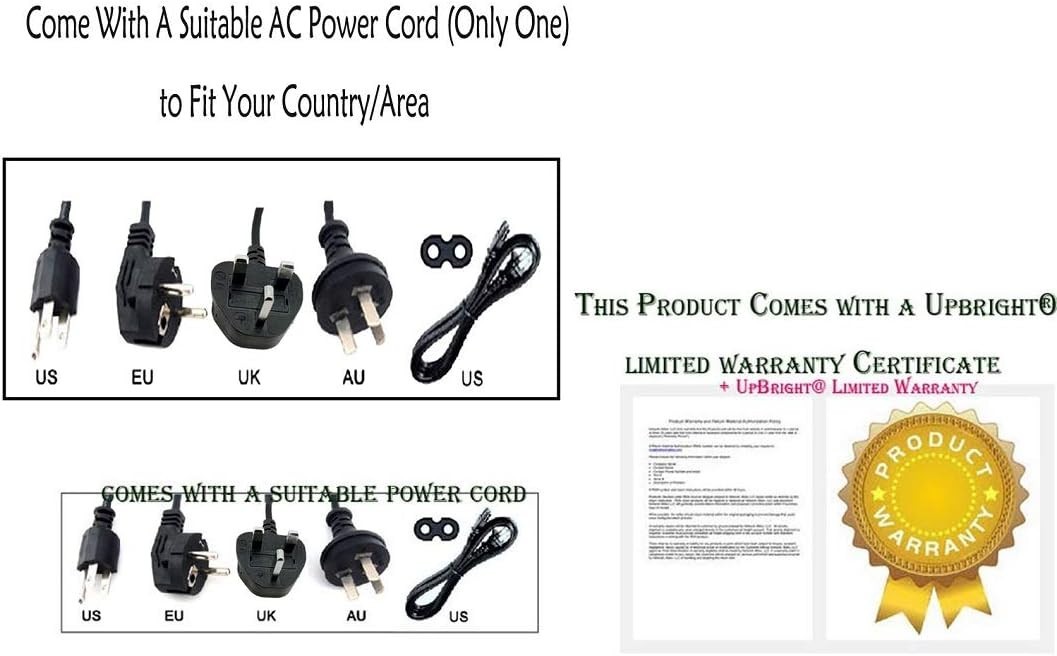 12V AC/DC Adapter 3A Power Supply for Arcade1up Game Machines Riser Table