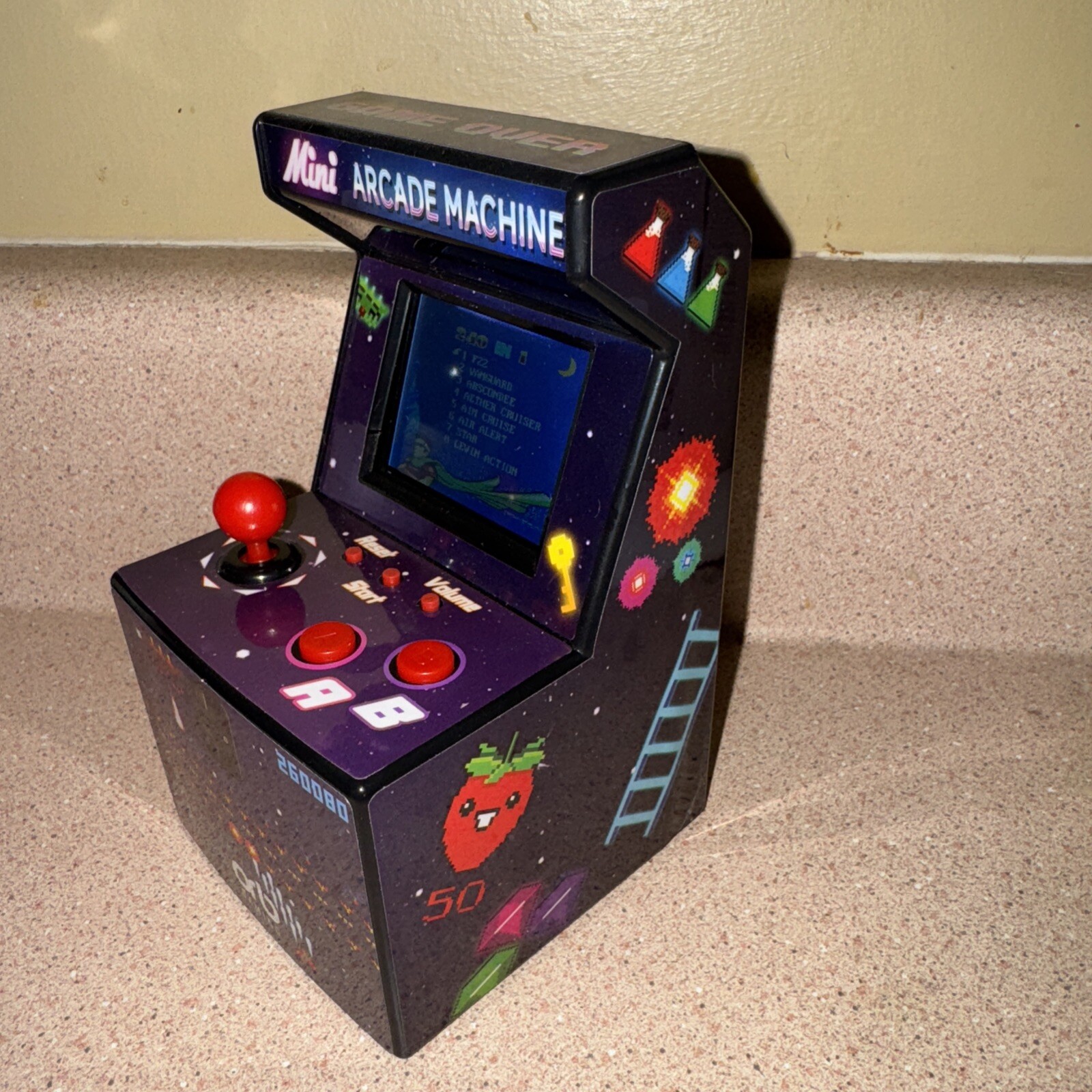 Orb Game Over Mini Arcade Machine Retro Includes Box Tested-Works Perfectly