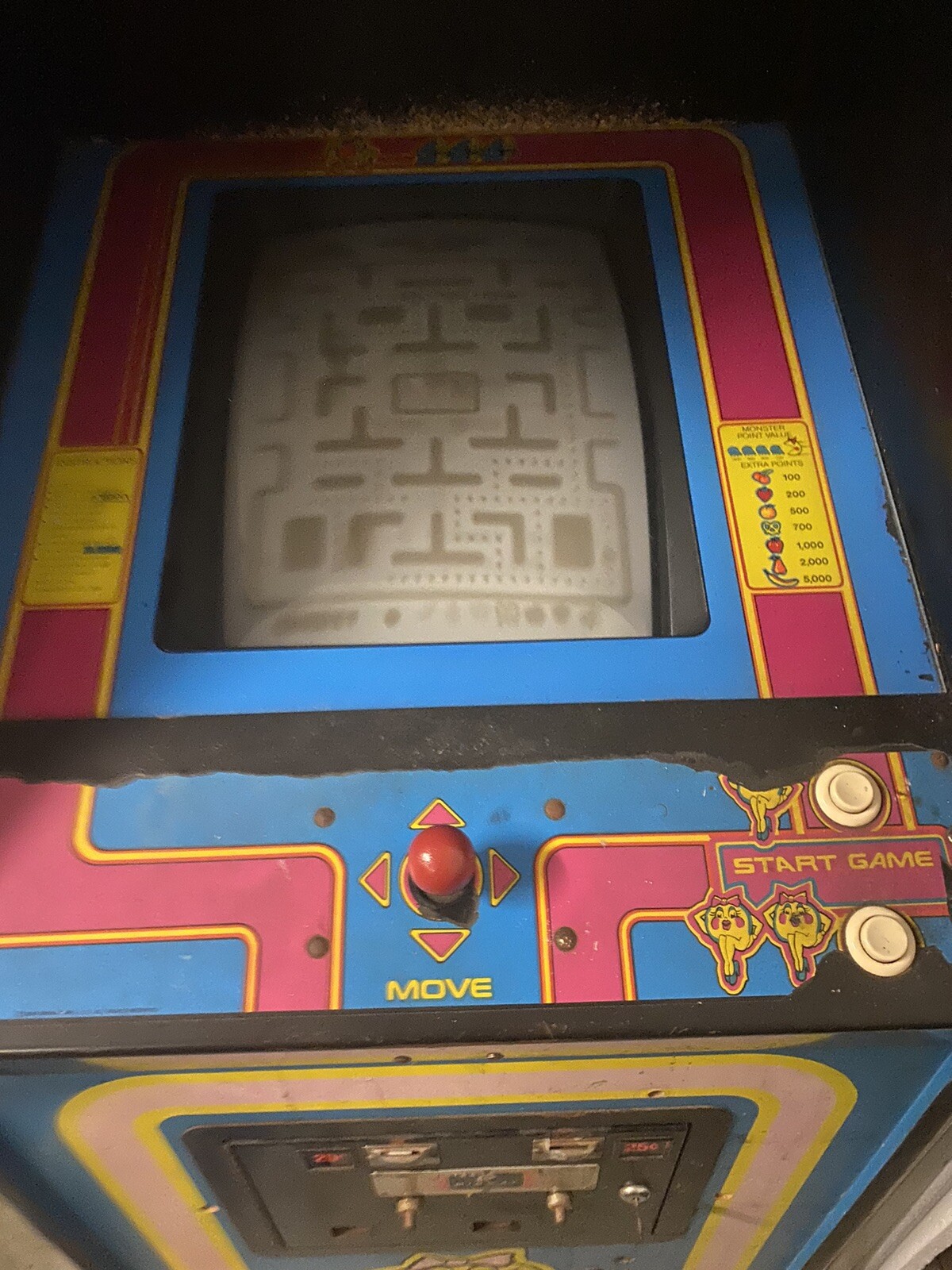 mrs pacman machine