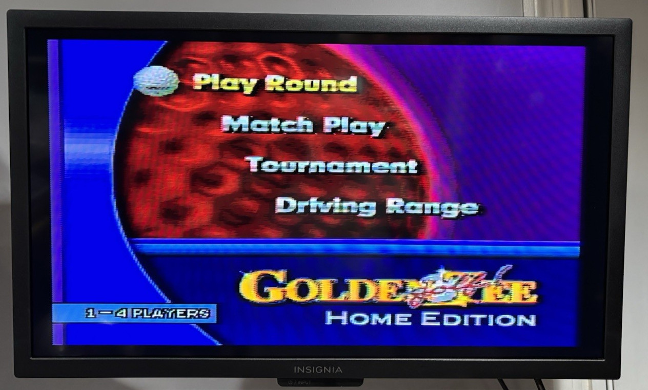 2005 Radica Golden Tee Golf Home Edition Plug & Play TV Game Tested & in VGUC_
