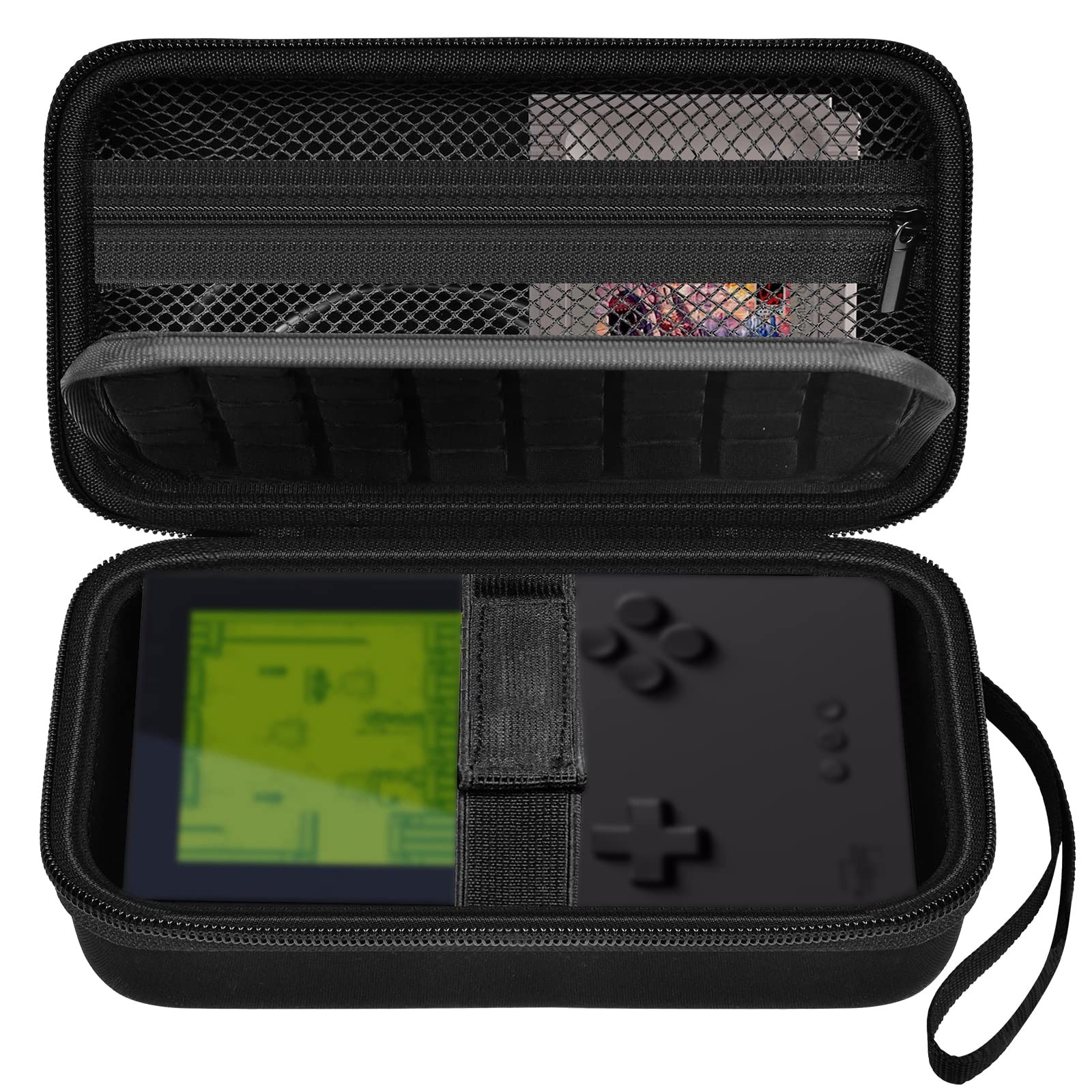 Againmore Hard Case Compatible with Analogue Pocket Handheld Kompakt, Black