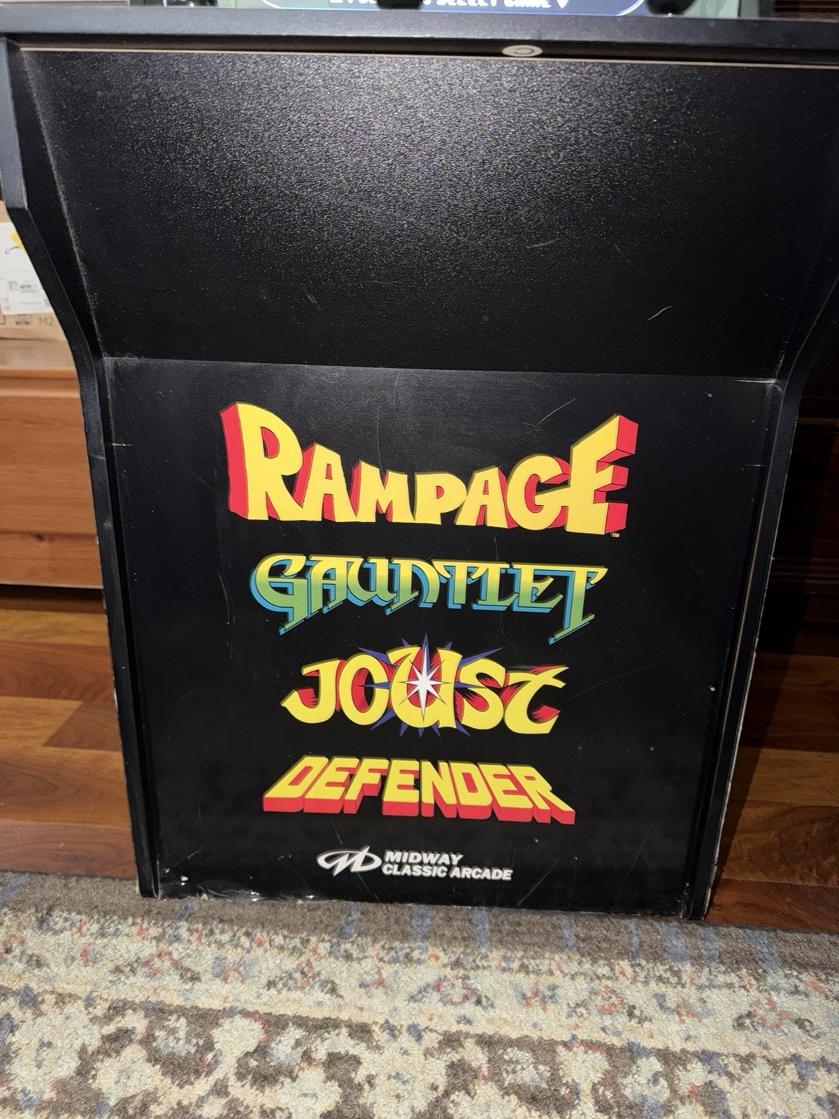 Arcade1up Midway Classic Arcade Machine Rampage Gauntlet Joust Defender