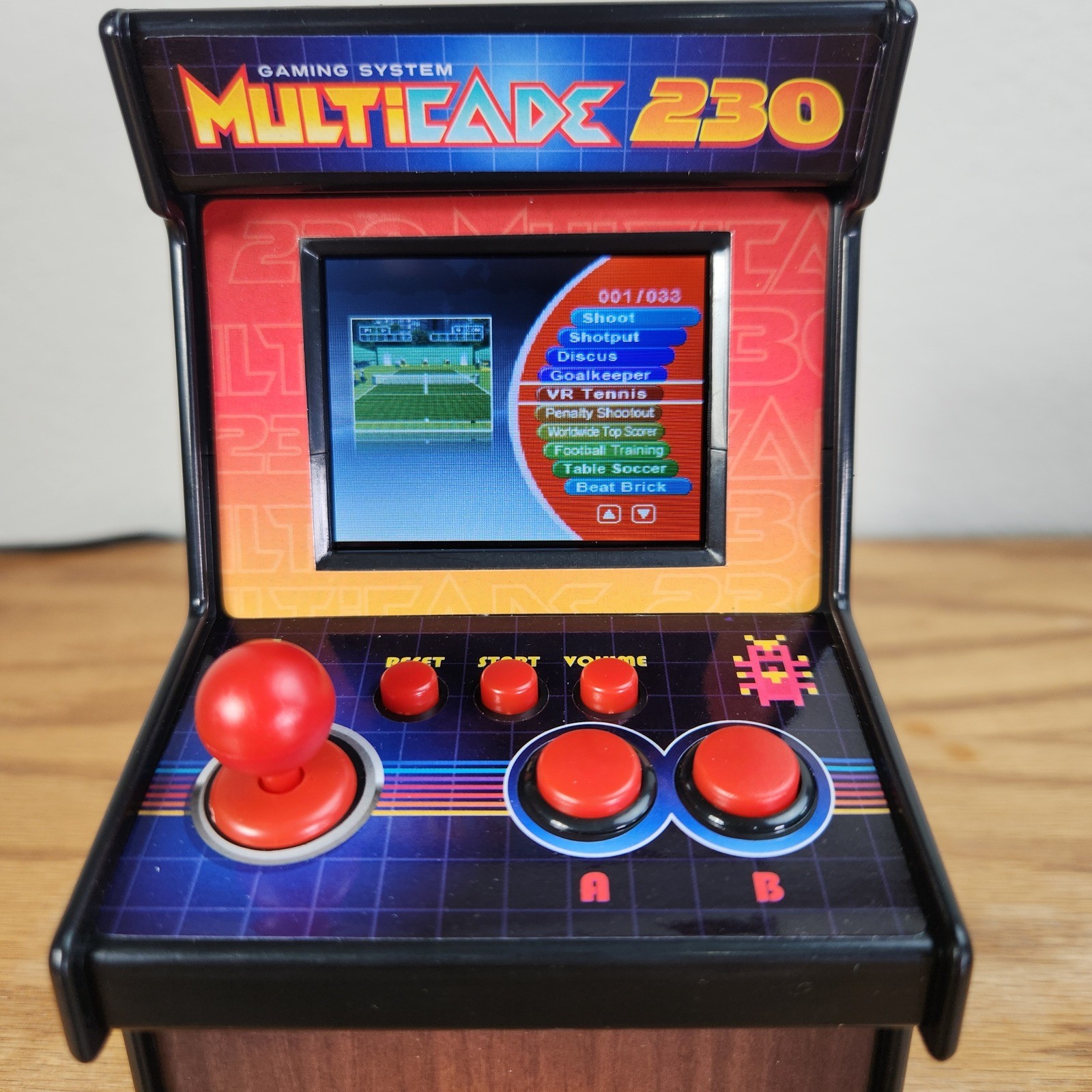 SoundLogic XT Multicade 230 Mini Retro Arcade Game Tested Working Unisex