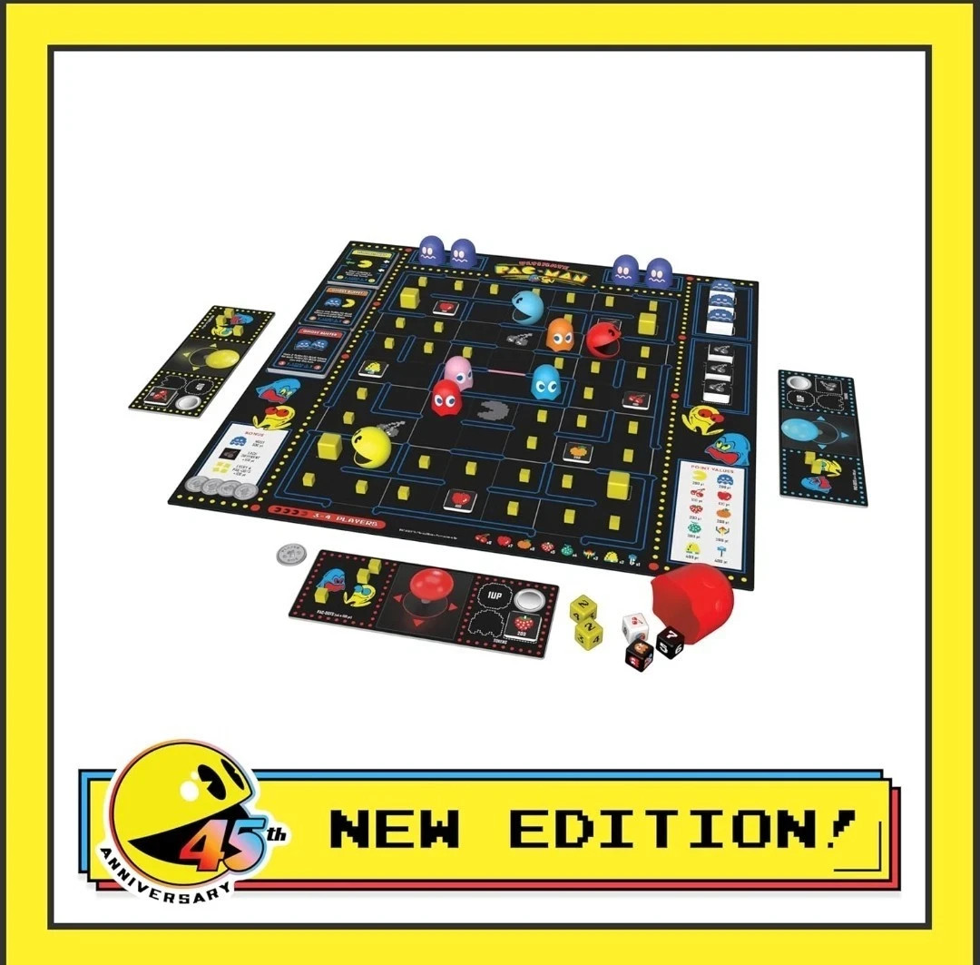 Ultimate PAC-MAN Board Game – Retro Arcade Classic! – Official Licensed New