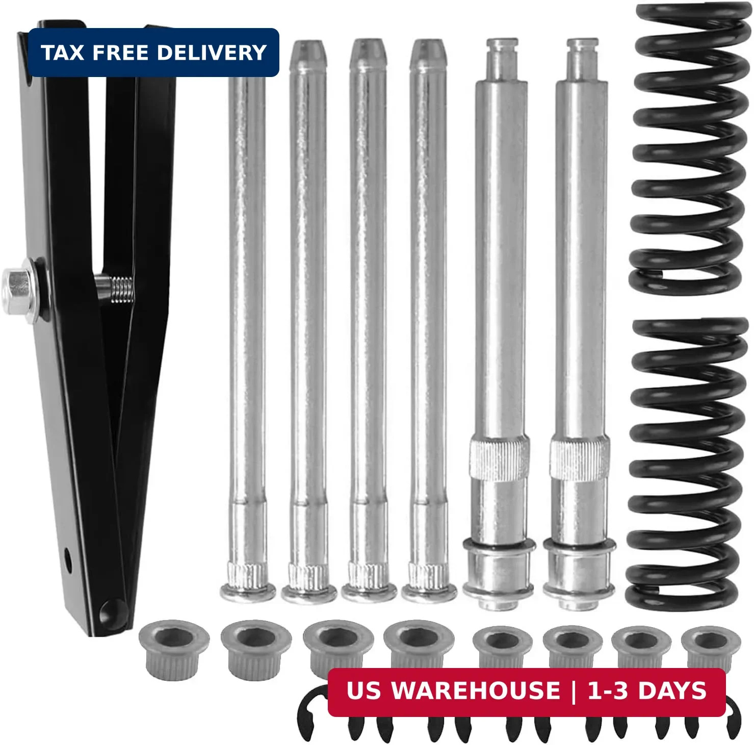 1 Set Door Hinge Roller Pin Door Hinge Pin and Bushing Repair Kits And Springs T
