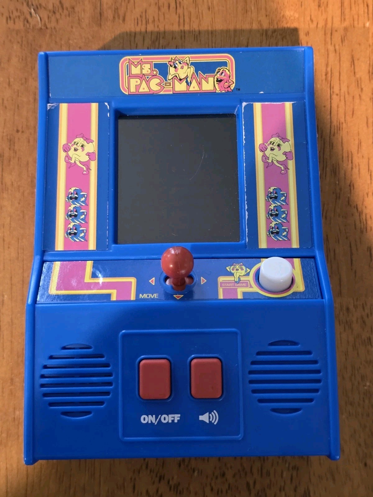 Bandai Namco Ms Pac-Man Retro Mini Arcade 09614 Pacman Game. Tested Works Great.