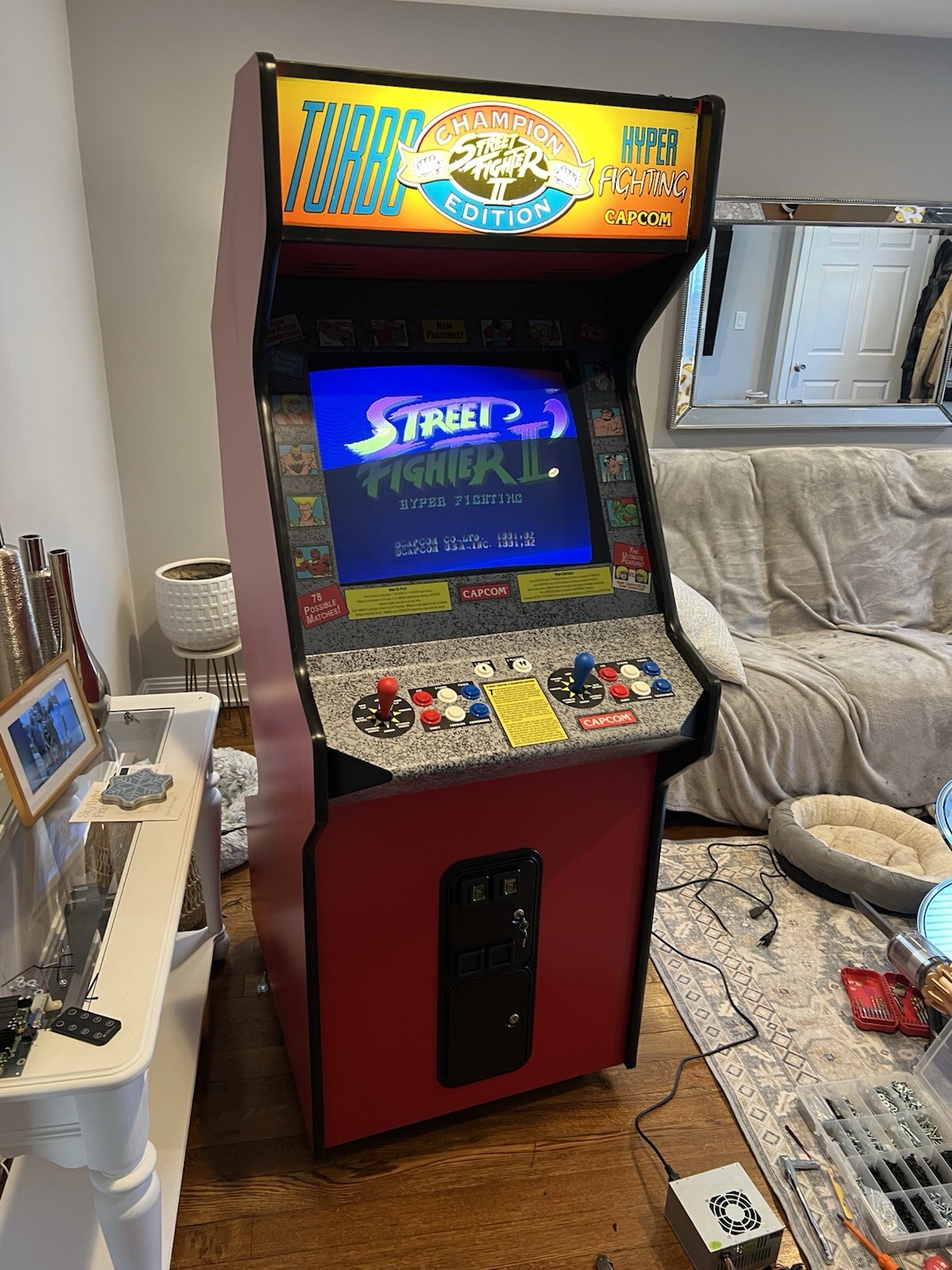 street fighter 2 Hyper Fighting Arcade Game