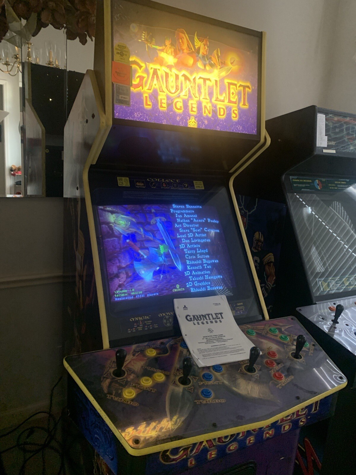 gauntlet legends arcade