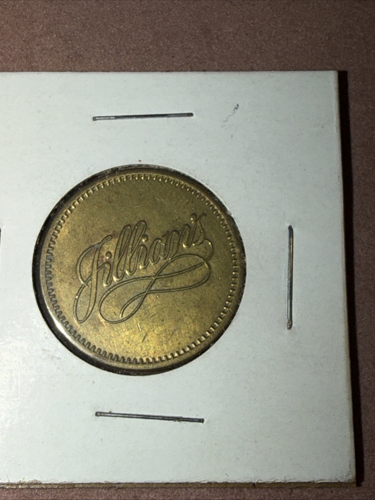 Jillian’s Vintage Arcade Gaming Token Automatic Game Vending Machine Coin