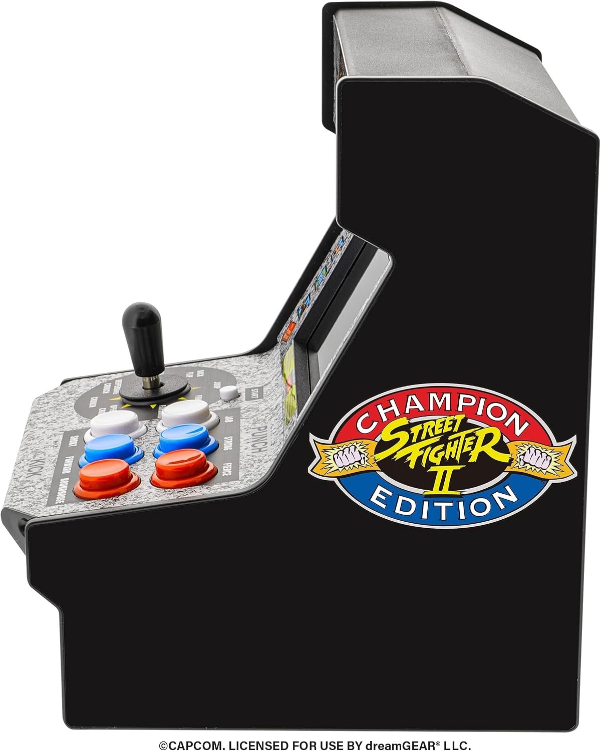 Street Fighter II Champion Edition Mini Arcade – Battery Powered with USB Option