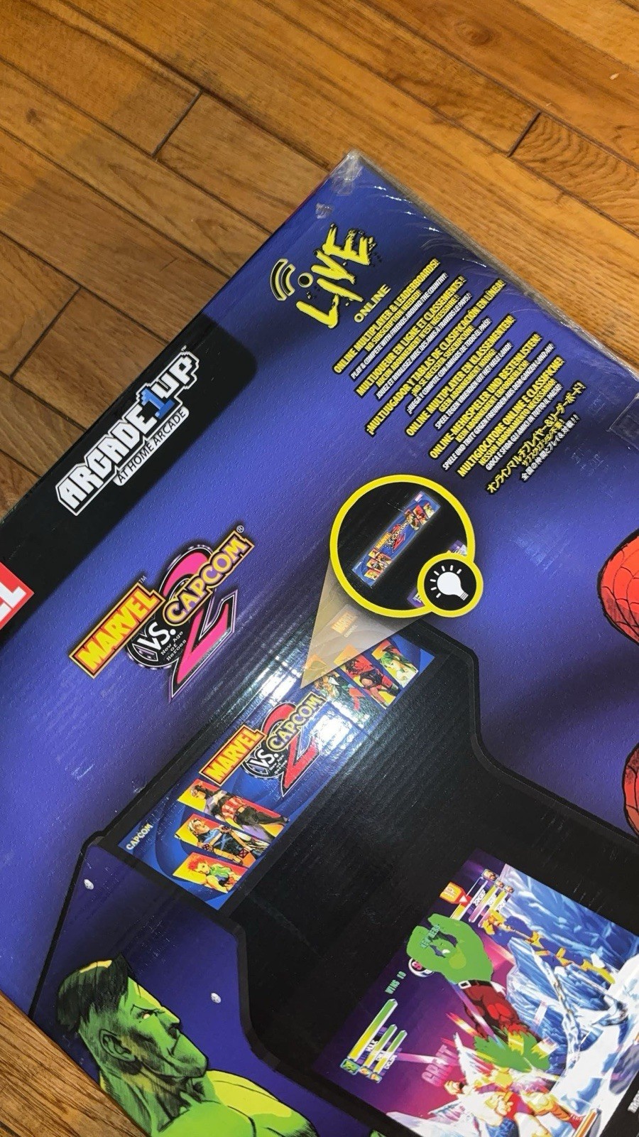 Arcade 1Up Marvel Vs. Capcom 2 Live Wifi Unopened