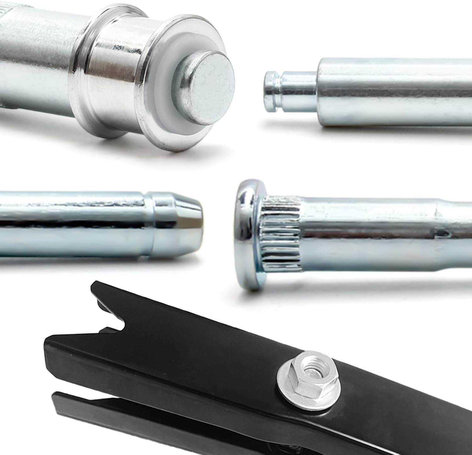 Door Hinge Roller Pin and Bushing Repair Kits + Door Spring Tool Compatible