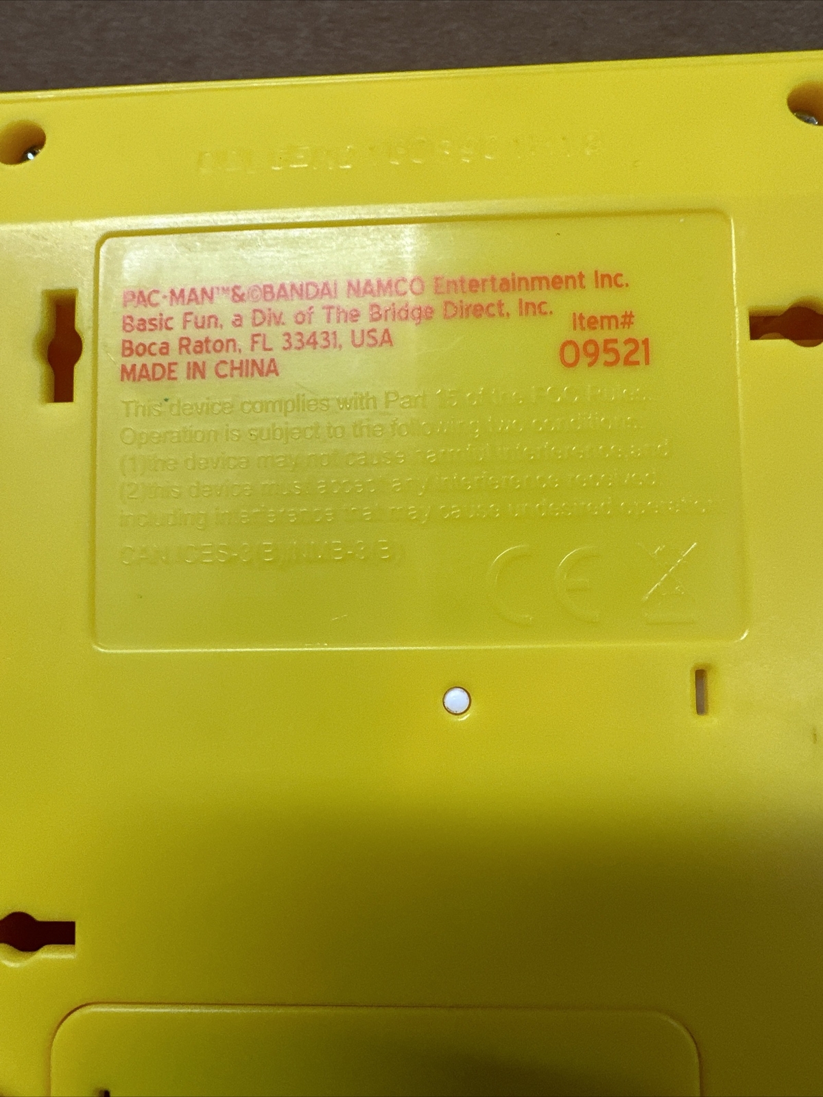 Pacman Classic Electronic Arcade Game Handheld Play Bandai Namco. Works. Box 147