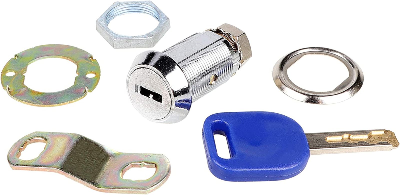 EG STARTS 5X 1 1/8″ Office Cabinet Door Locks Cash Door Tool Box Tubular Cam