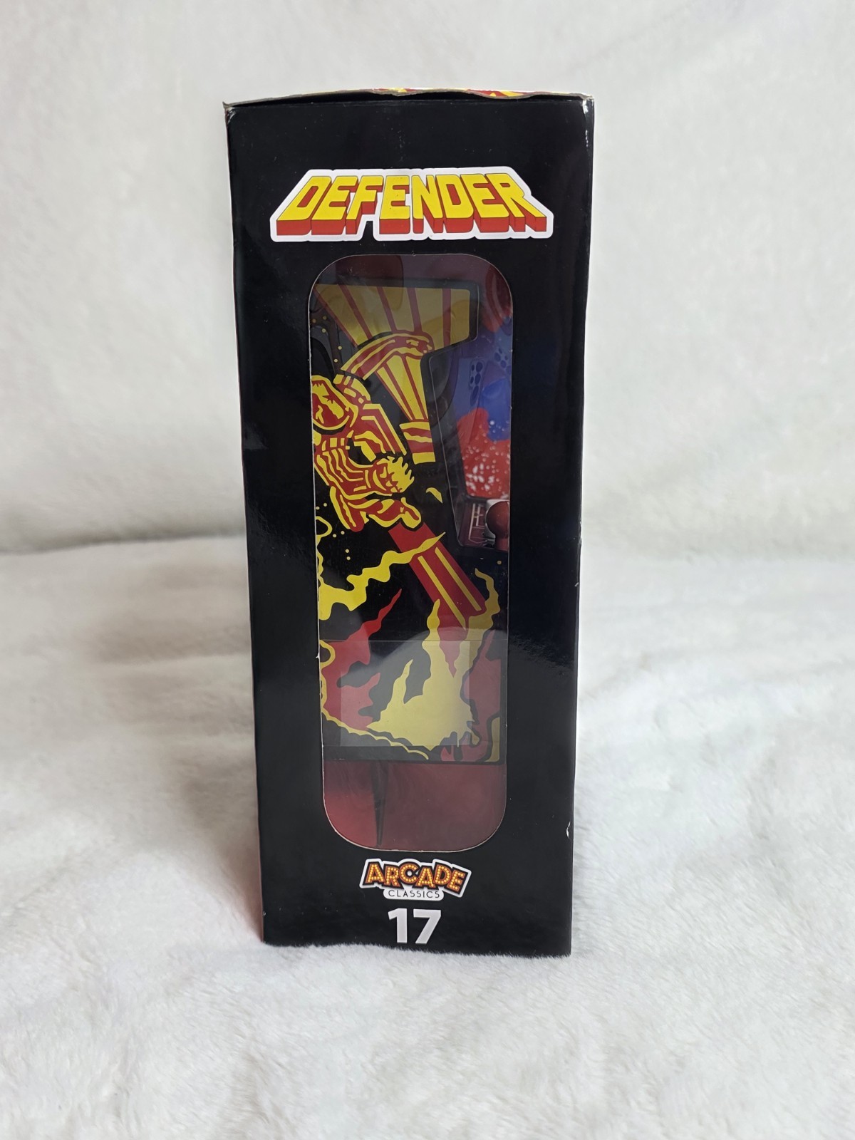 Defender Mini Arcade Game Basic Fun Midway Classic w/ Box