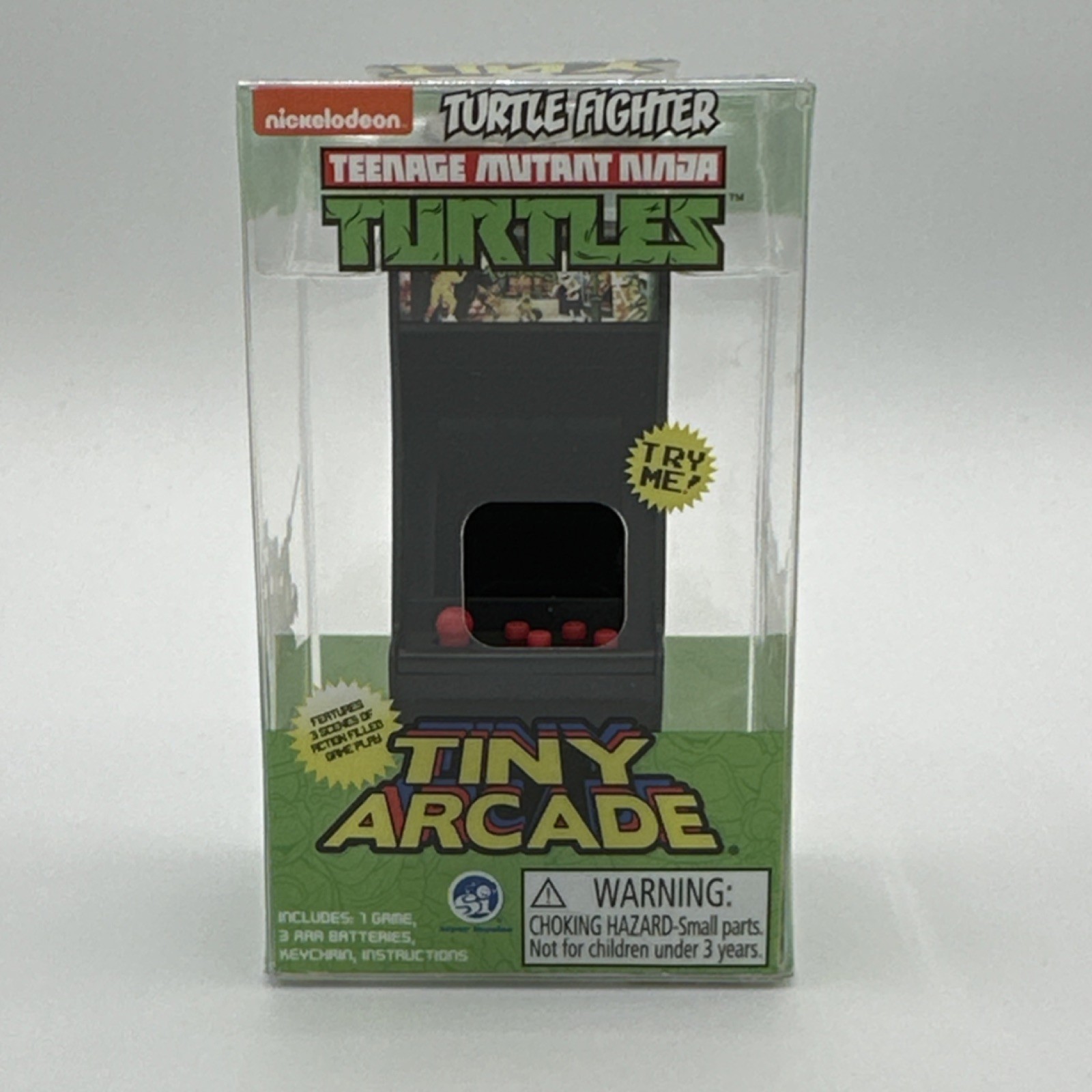 Tiny Arcade Teenage Mutant Ninja Turtles Turtle Fighter Miniature Arcade Game