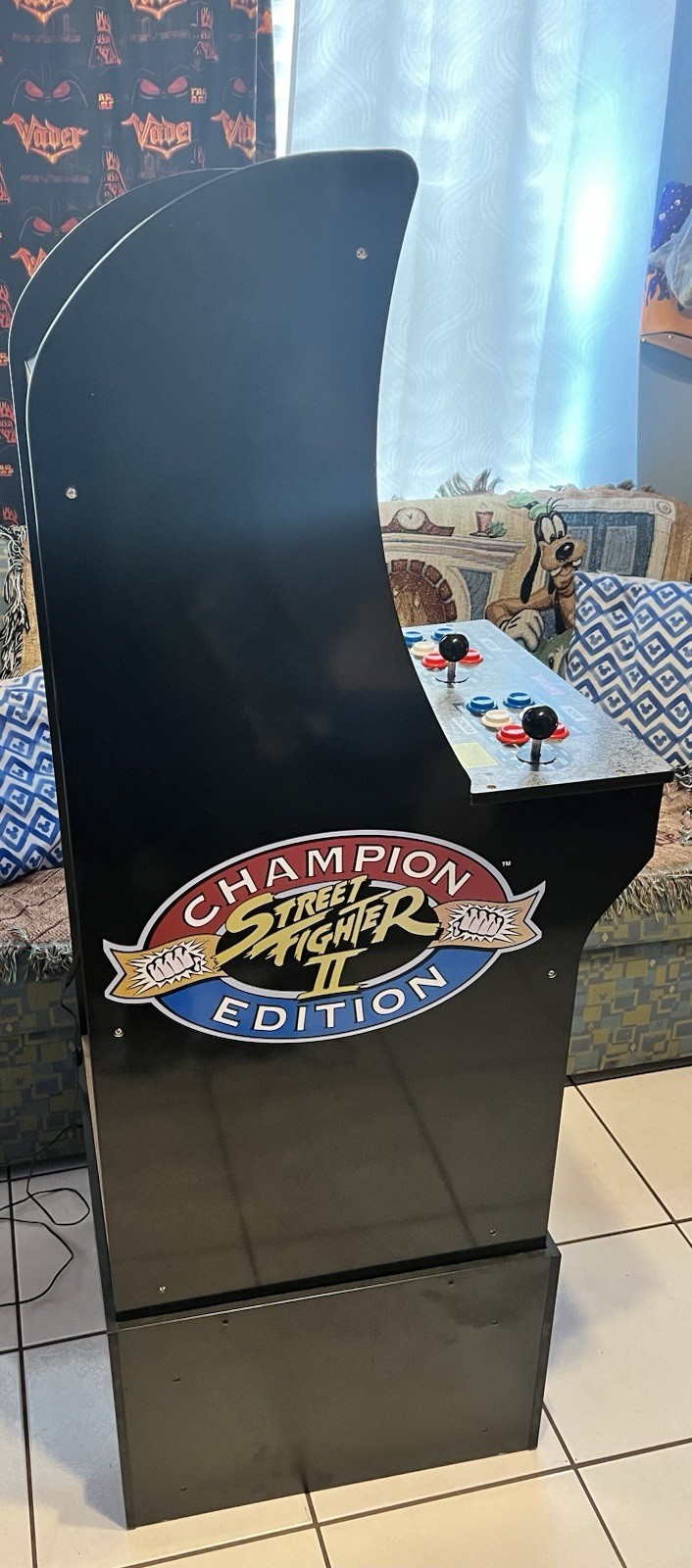 Arcade1Up Street Fighter II Champion Edition Arcade With Riser Working Great