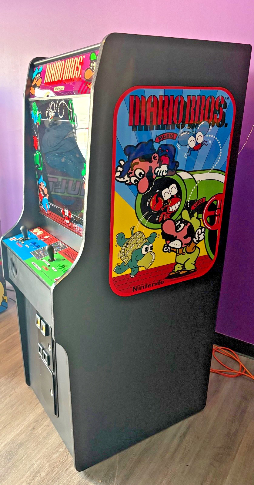 NEW MARIO BROS ARCADE GAME 19 CLASSIC GAMES IN 1 CABINET