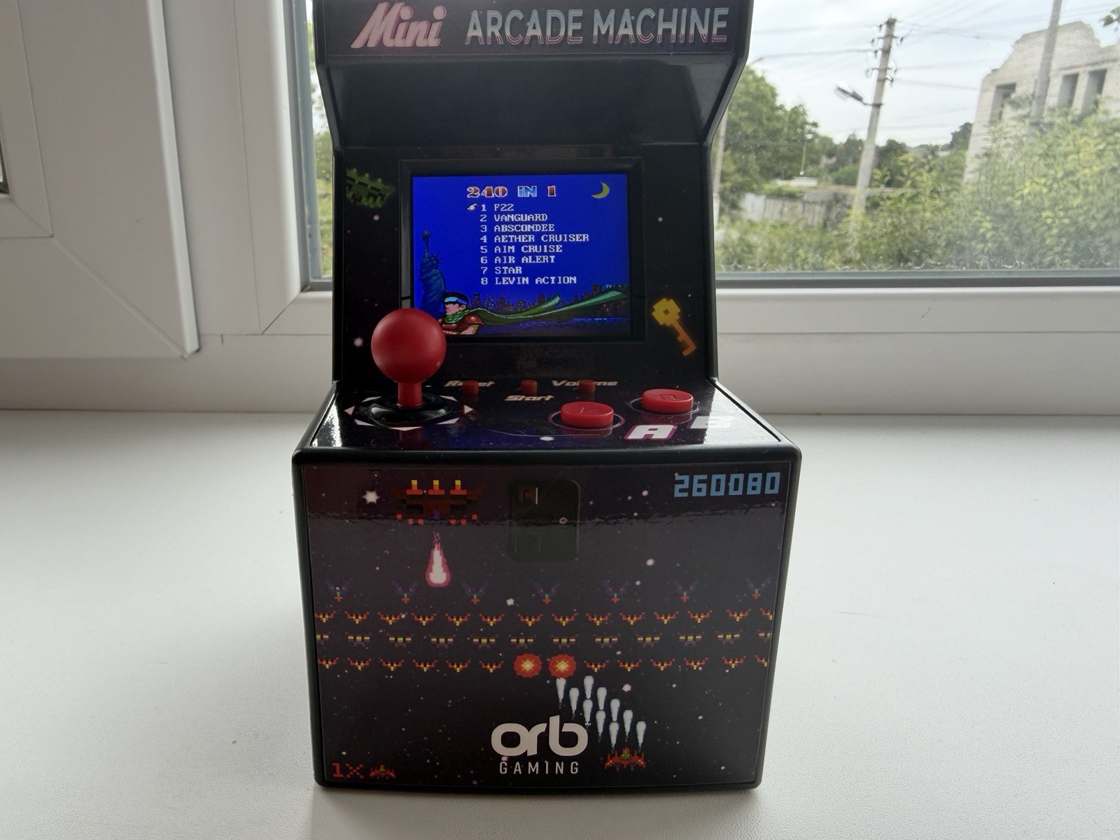 It’s A Fun Orb Gaming Game Over Mini Arcade Machine With 240 Games Tested Works