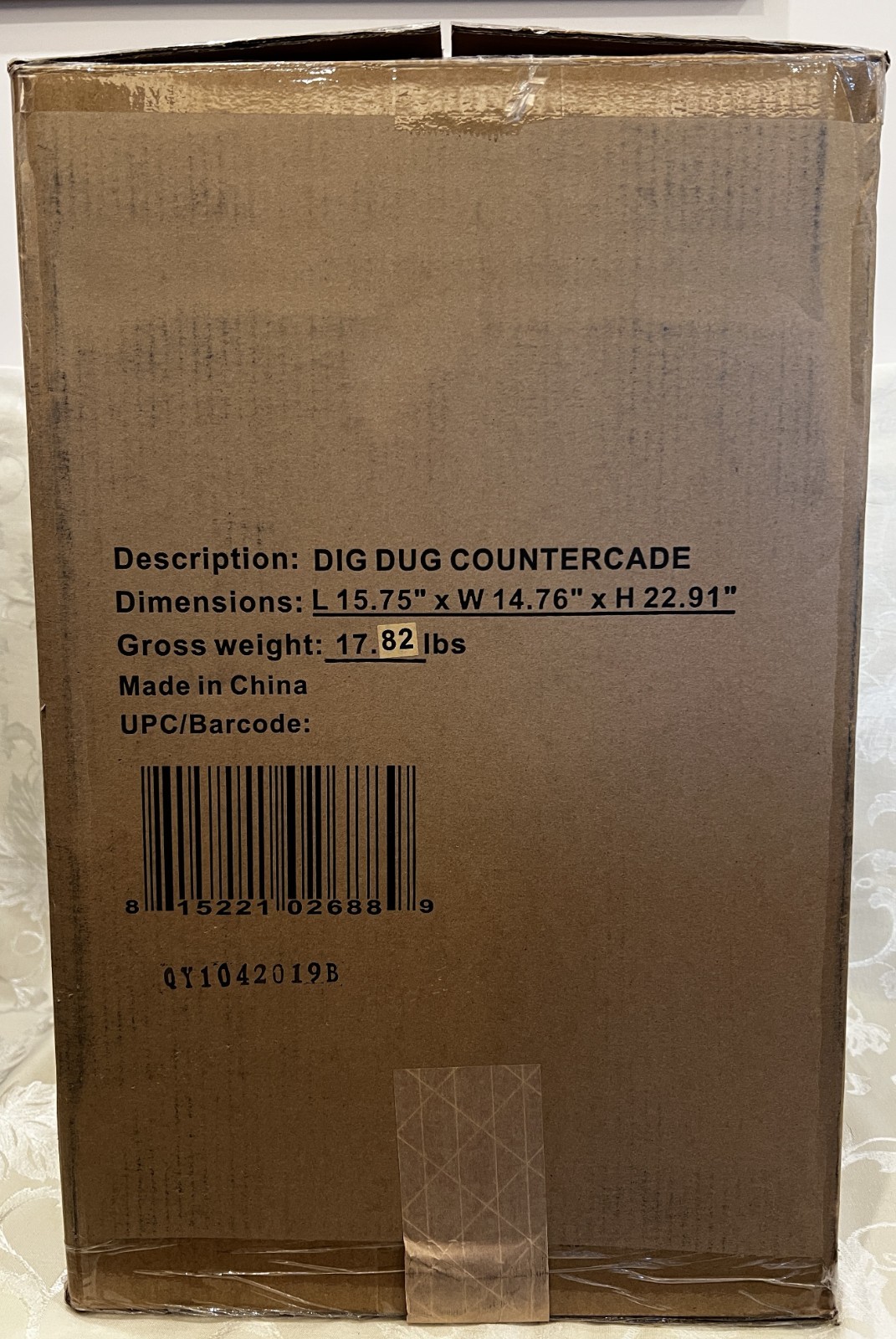 Dig Dug Arcade 1Up Countercade Tabletop – Tested See Video – Original Box