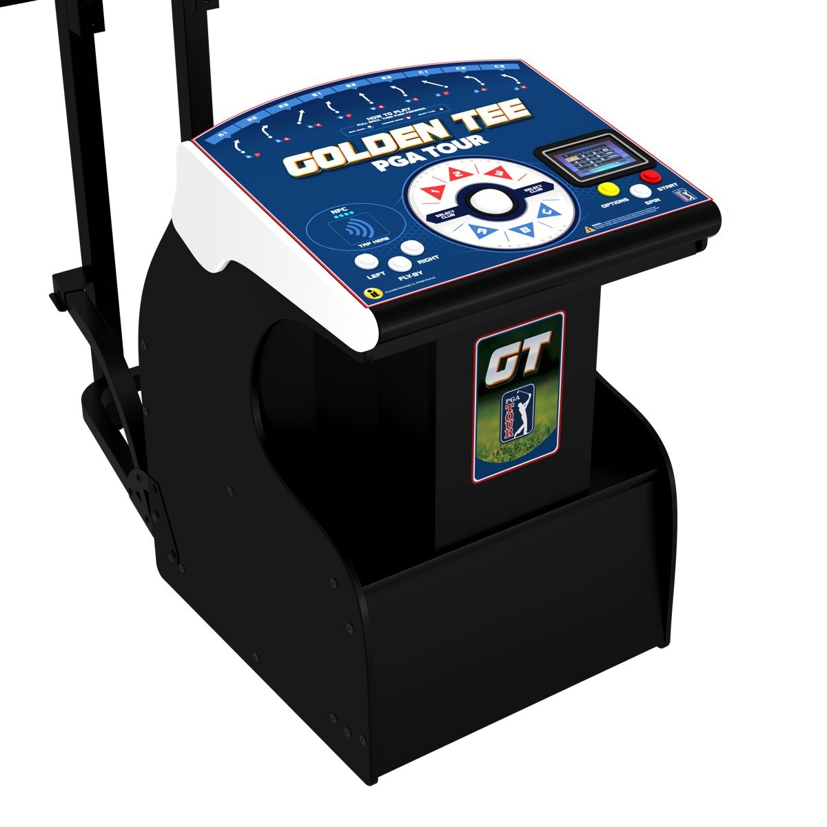 Golden Tee Golf Game – PGA TOUR Showpiece Pro Edition With TV Stand – 2026 – Fre