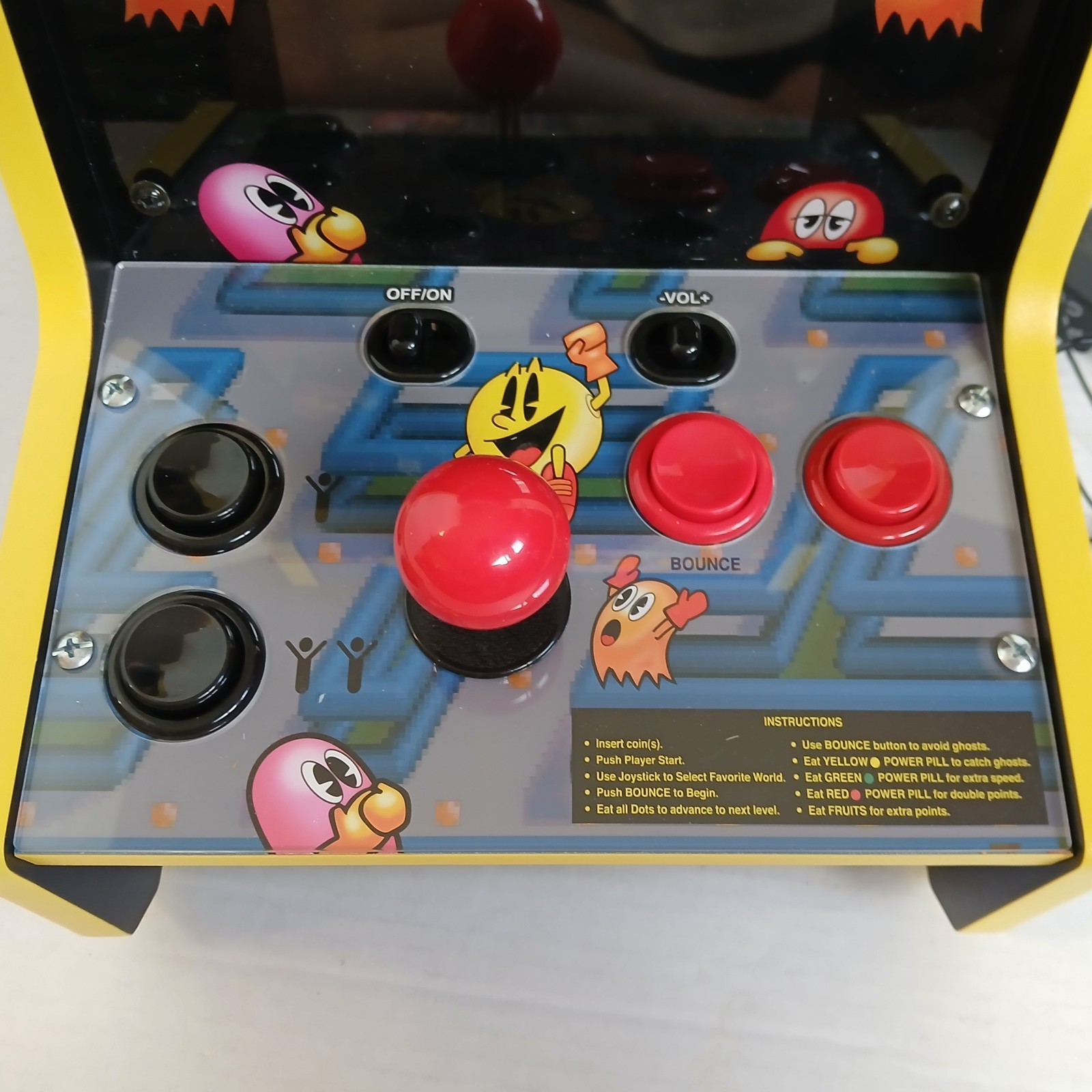 Arcade1Up 8″ Pac-Man 5-in-1 Countercade Arcade Machine Mania Dig Dug Galaga 88